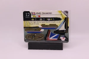 WizKids Pirates Fire & Steel 040 USS Diamond Unpunched - Picture 1 of 1