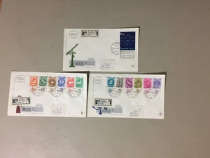 Three Israel ZODIAC registered fdc with complete set of 13 stamps - Picture 1 of 1