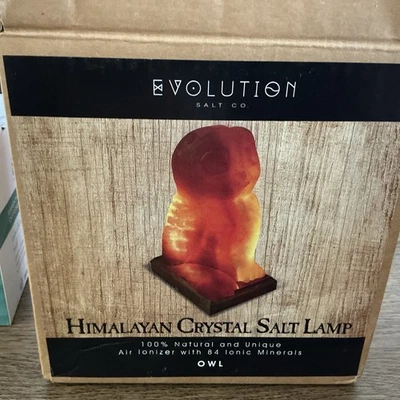 Lámpara con forma de aceite de sal rosa del Himalaya natural, lámpara ionizadora con interruptor de atenuación, LEER Foto 1 de 4