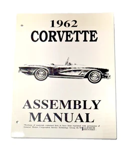 1962 GM Chevrolet Corvette C2 Assembly Manual Catalog New Old Stock Reprint - Bild 1 von 5