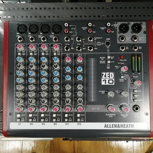 Allen&Heath ZED10 Analog Mixer with USB Audio Interface Tested Working - Picture 1 of 7