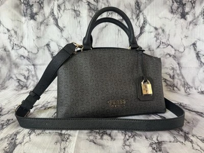 Purse Guess Handbag Crossbody Women Bag Satchel Easley SG917705 Coal New - Image 1 of 4