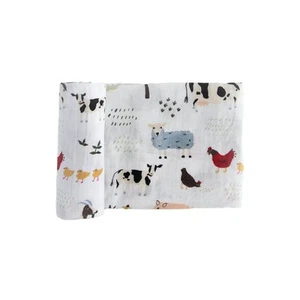 100% Organic Cotton Muslin Swaddle | Newborn Receiving Blanket | Baby Wrap | ... - Picture 1 of 4