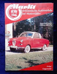 Oldtimer Markt 12.1984 Goggomobil, D-Rad Motorräder, Volvo Amazon Cabrio - Bild 1 von 5
