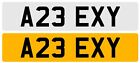 A23EXY CHERISHED PRIVATE NUMBER PLATE UNIQUE PERSONAL A SEXY HEY SEXY A SEEXY