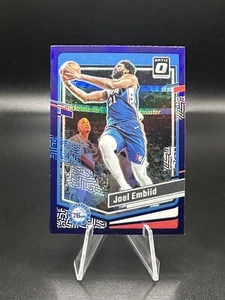 2023-24 Donruss Optic Joel Embiid Purple Parallel #124 76ers - Picture 1 of 3