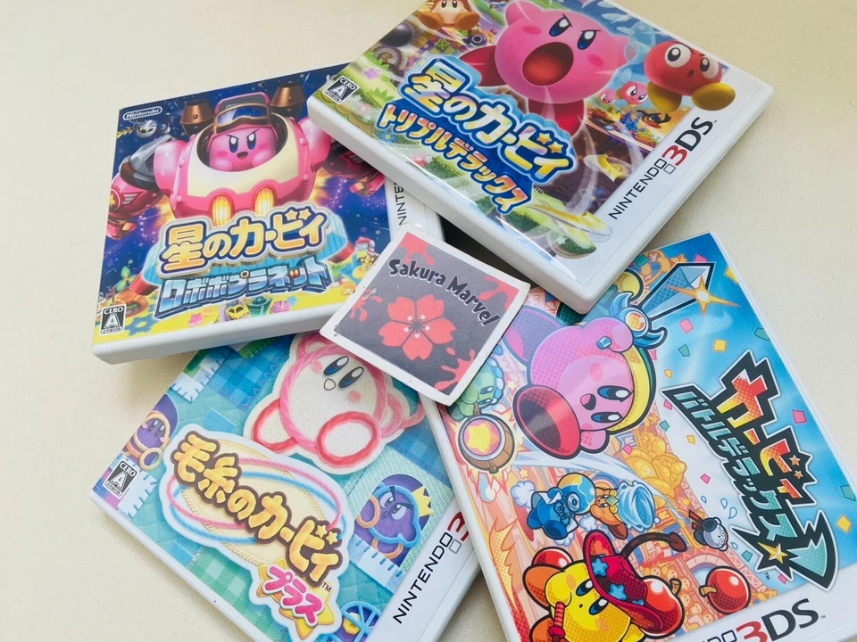 Nintendo 3DS Kirby Triple Deluxe Planet Robobo Battle Royale Extra Epic Yarn JP - Image 1 of 1