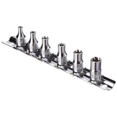 KOKEN 3/8" DRIVE SHORT HEX BIT SOCKET SET (3?12mm) RS3010M/8-L38 With Tracki JP - Image 1 of 4