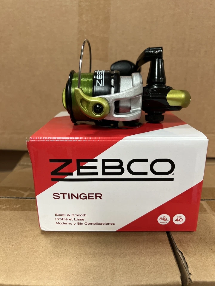Zebco Stinger 40 Sz Spin Reel 12lb Line Ssp40a.bx3
