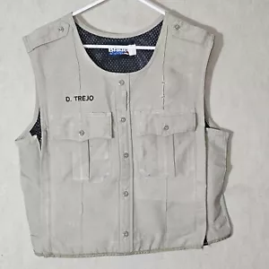 Blauer Armorskin Tactical Vest Mens Size Medium Silver Tan Bespoke D. Trejo - Picture 1 of 14