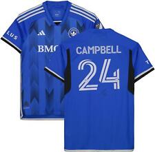 George Campbell CF Montreal Signed Match-Used #24 Jersey 2023 MLS Season-Size L