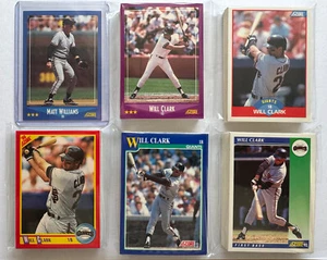 San Francisco Giants 1988-92 Score base team set lot (5 sets w/Williams RC) - Picture 1 of 3