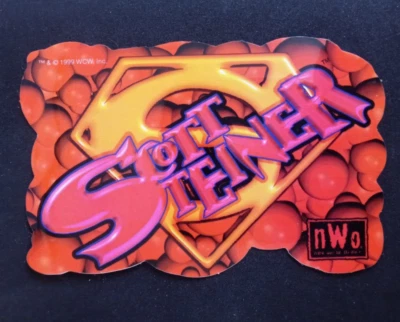 Máquina expendedora de lucha libre con logotipo de Scott Steiner Superman 1999 WCW nuevo en orden original Foto 1 de 2