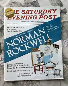 The Saturday Evening Post Jan/Feb ‘78 Special Issue On Norman Rockwell - Picture 1 of 9