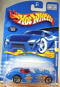 2001 Hot Wheels Mainline/Collector #197 AUSTIN HEALEY Blue w/Chrome 5Sp Thailand - Picture 1 of 6