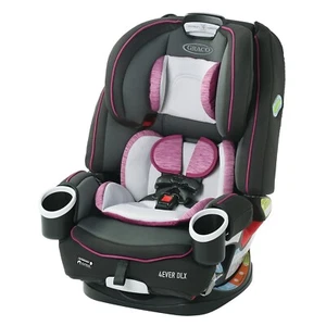Graco 4Ever DLX 4-In-1 Car Seat, Pink, Infant to Toddler Car Seat, with 10 Years - Picture 1 of 8