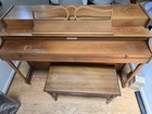 Vintage Mid-Century Used Baldwin Acrosonic Upright Piano Walnut Mahogany Finish