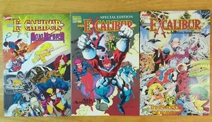 Excalibur - Graphic Novel Lot - Mojo Mayhem/Air Apparent/The Sword Is Drawn - Picture 1 of 7