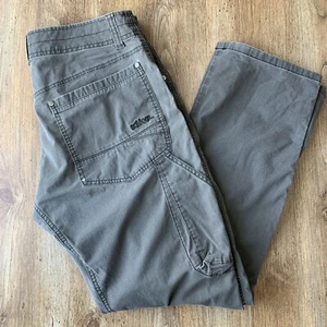 KÜHL Men’s Grey Revolvr Pants Size 32 X 32 Vintage Patina Dye Outdoors Hiking - Picture 1 of 12