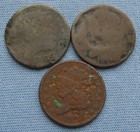 Classic Head Half Cent 3-Coin Lot - 1809/1826/1828 13 stars (1/2C)