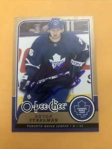 Anton Stralman Signed Toronto Maple Leafs Card - Picture 1 of 2