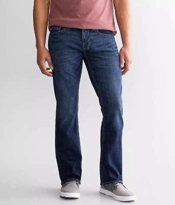 250302 NEW BUCKLE BKE MENS AIDEN BOOT STRETCH JEANS IN ANDIES 3 SZ 31x34 - Image 1 of 4