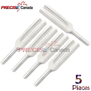 Set Of 5 Tuning Fork Frequency C 1024 Diagnostic Tools - Picture 1 of 2