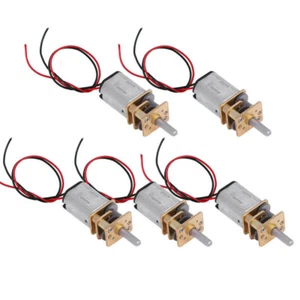 5Pack Micro N20 Getriebemotor DC Getriebe Untersetzungsgetriebe Spielzeug - Bild 1 von 12