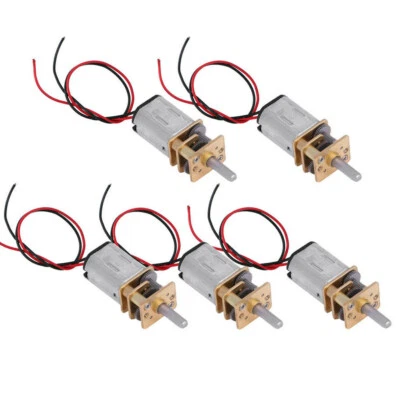 5Pack Micro N20 Getriebemotor DC Getriebe Untersetzungsgetriebe Spielzeug - Bild 1 von 4