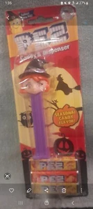 Pez Candy&Dispenser Witch Seasonal Candy Flavor Candy Corn Lemon Orange - Picture 1 of 1