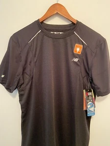 NWT! MEN'S NEW BALANCE NBX ADAPTER SHORT SLEEVE SHIRT * SMALL* - MRT0305 - BLACK - Picture 1 of 10