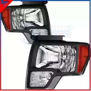 Pair LED Headlights Assembly For Ford F-150 2009-2014 Headlamp Assembly - Foto 1 di 10
