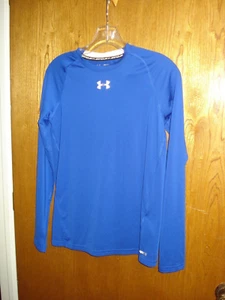 Under Armour BLUE  Long Sleeve Shirt Youth Sz XL - Bild 1 von 3