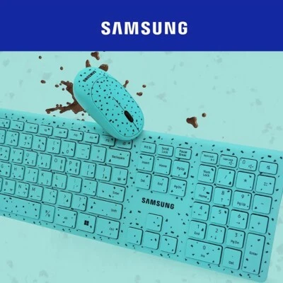 SAMSUNG Wireless Keyboard Mouse Set SRP-9500MC Superior Performance Reliable - Image 1 of 4