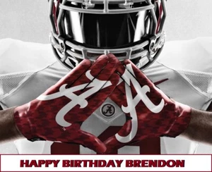 Alabama Crimson Tide  Edible Cake Topper Decoration - Picture 1 of 1