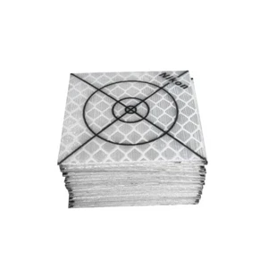100PCS  REFLECTIVE SHEET 50X50MM FOR NIKON REFLECTIVE TARGET (CUSTOMIZABLE) - Picture 1 of 5