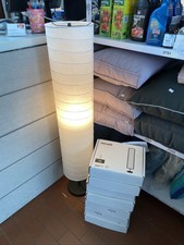 IKEA HOLMÖ Stehlampe Standleuchte aus Papier Standlampe Stehleuchte Lampe 117cm