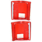 Pair Of Tail Light Lens Fits Chevrolet K30 Cheyenne Standard 7.4 1981 By 5968330