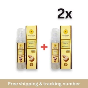 2x Pinnara Siero Olio di Cocco Vitamina E,C Smagliature Pelle Capelli Vergine 1x85ml - Foto 1 di 7