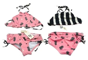 $70 Billabong Beach Bandit Reversible Top NWT 2-Pc Size 5 Bathing Swimsuit - Picture 1 of 5