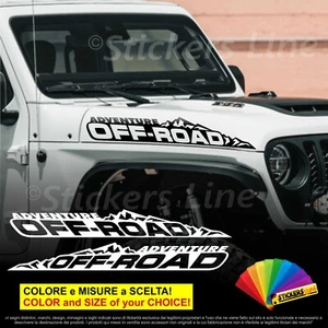 2 Adhesives Off Road + Mountains for Bonnet Lateral Off 4x4 Pick-Up - Bild 1 von 7