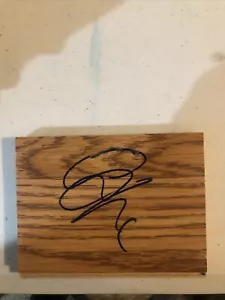 TORONTO RAPTORS- JOSE CALDERON SIGNED AUTOGRAPH FLOOR BOARD COA KNICKS LAKERS - Picture 1 of 4