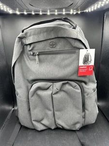 Wenger City Go 16' Laptop Backpack W/ USB Port New NWT Gray FREE SHIPPING - Picture 1 of 6