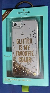 Kate Spade N.Y Glitter is My Favorite Color Case for iPhone SE 2020 2022 8 / 7 - Picture 1 of 4