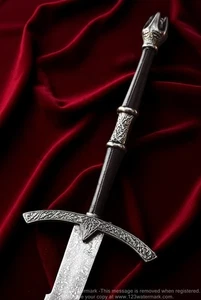 Morgul Witch-King Sword of Angmar Lord of the Rings Dark Sinister Battle Hobbit - Picture 1 of 9