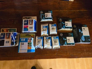 12 HP Tintenpatronen mit Standardkapazität 20 49 58 97 78 94 95 98 99 abgelaufen - Bild 1 von 8