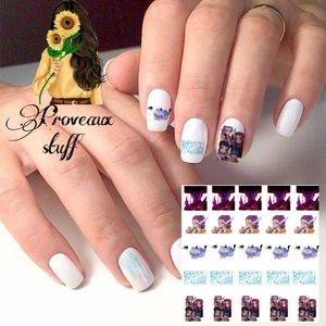 K Pop Demon Hunters Waterslide Nail Decals Set Of 50 Bonus Instructions - Imagen 1 de 9