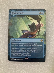 Magic 2023 MTG WOT 025 Non-Foil Rhystic Study Wilds of Eldraine Enchanting Tales - Bild 1 von 1