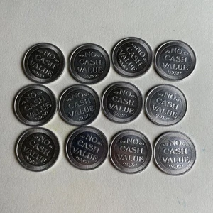 Vintage Maines größter Zoo Vergnügungspark Yorks Wildes Königreich Token Menge 12 - Bild 1 von 2