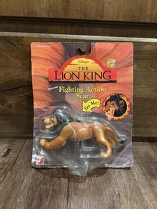 Vintage Mattel Disney The Lion King Fighting Action Figure Scar NEW Sealed - Picture 1 of 2